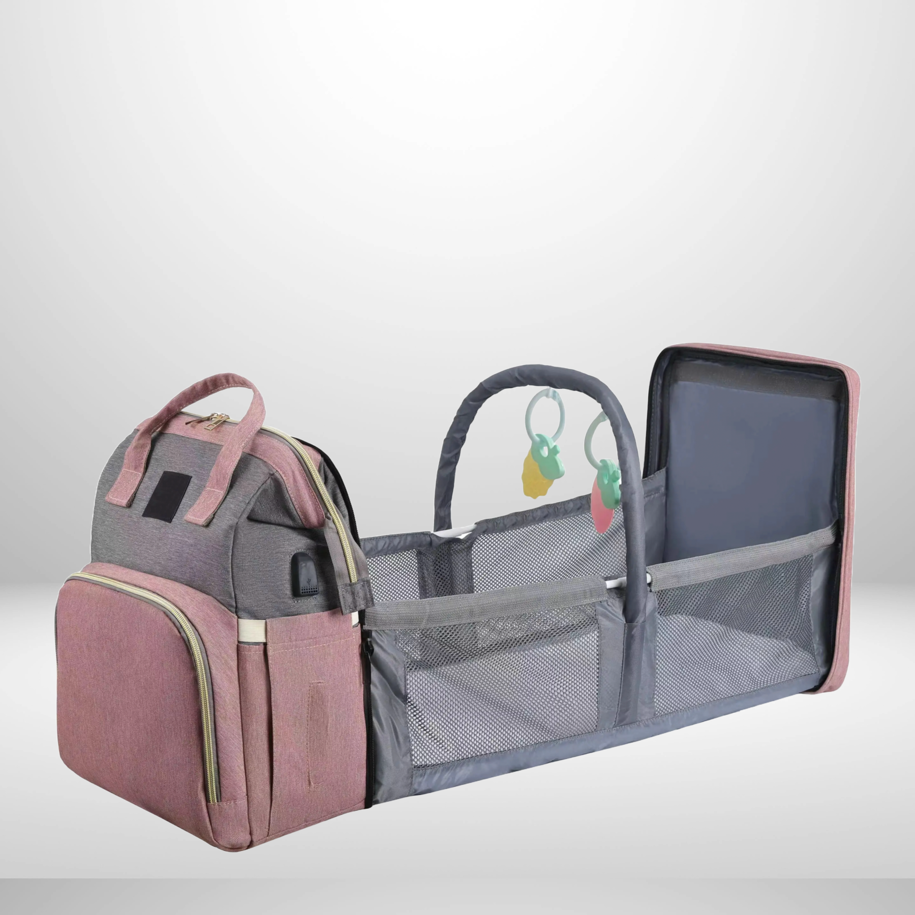 SPRING OFFER: Teeny Traveler™  -  Diaper Bag + FREE SHIPPING! 📦 - Premium Diaper Bags from WackyVenture - Just €77.95! Shop now at WackyVenture