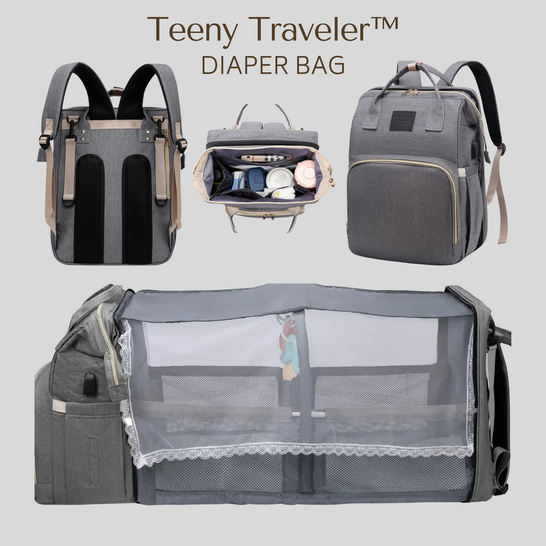 Travel Smarter with Baby: Why Every Parent Needs a Multi-Functional Diaper Bag
