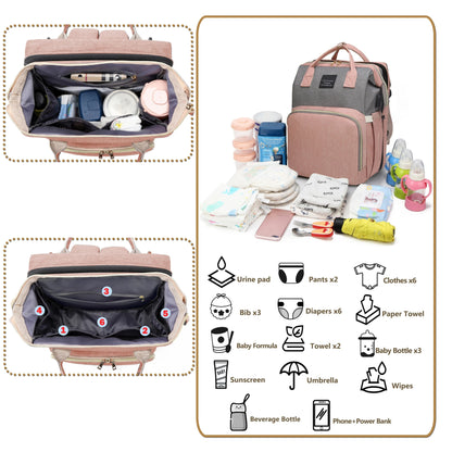 Ultimate Baby Backpack - Premium Diaper Bag  from WackyVenture - Just €59.95! Shop now at WackyVenture!