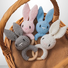 RATTLE FRIEND™ - Plush Rattle with Teether