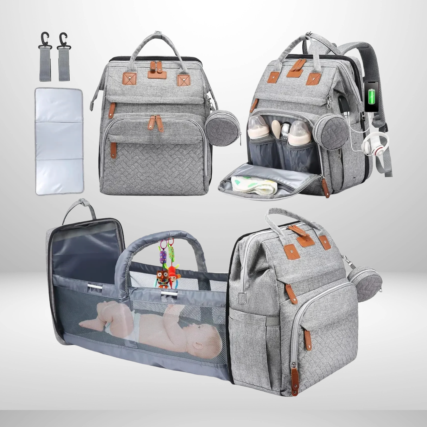 TEENY TRAVELER GO™  -  Diaper Bag