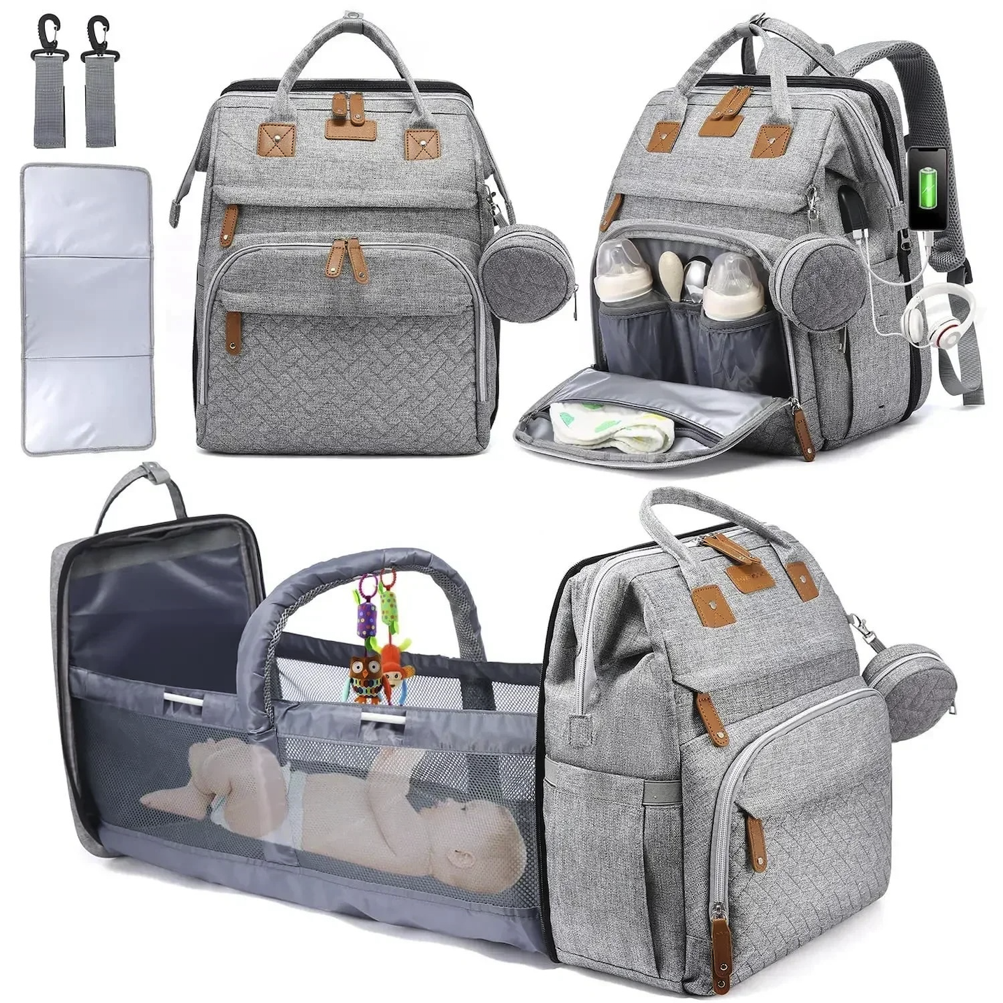 TEENY TRAVELER GO™  -  Diaper Bag