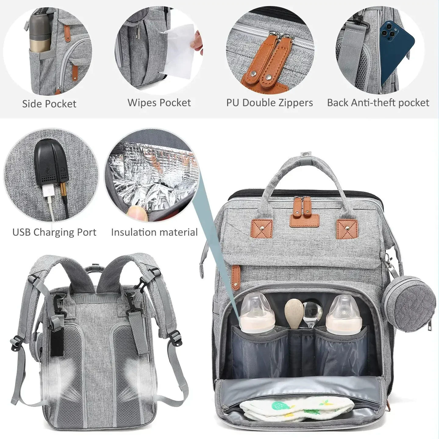 TEENY TRAVELER GO™  -  Diaper Bag
