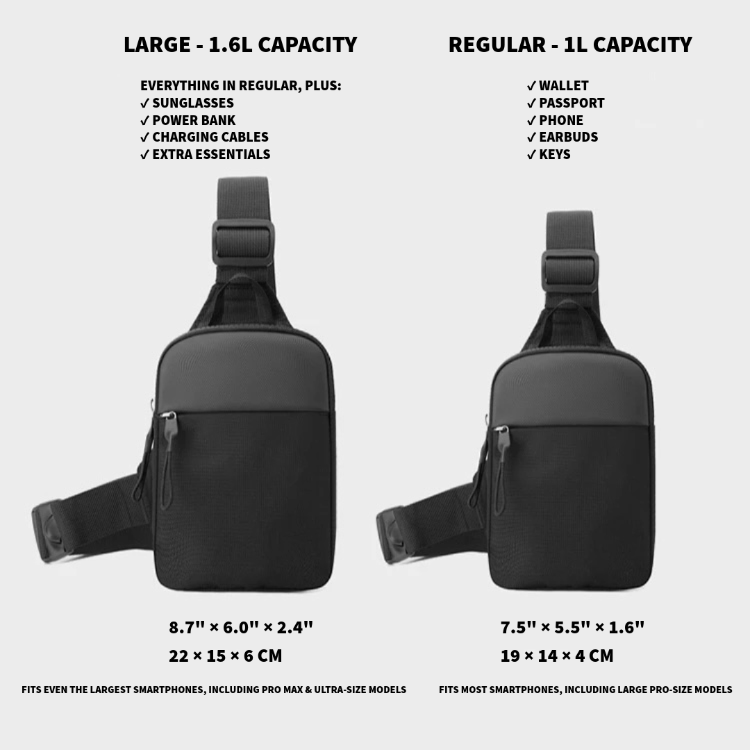 VAULTPOCKET™ – Anti-Theft Sling Bag