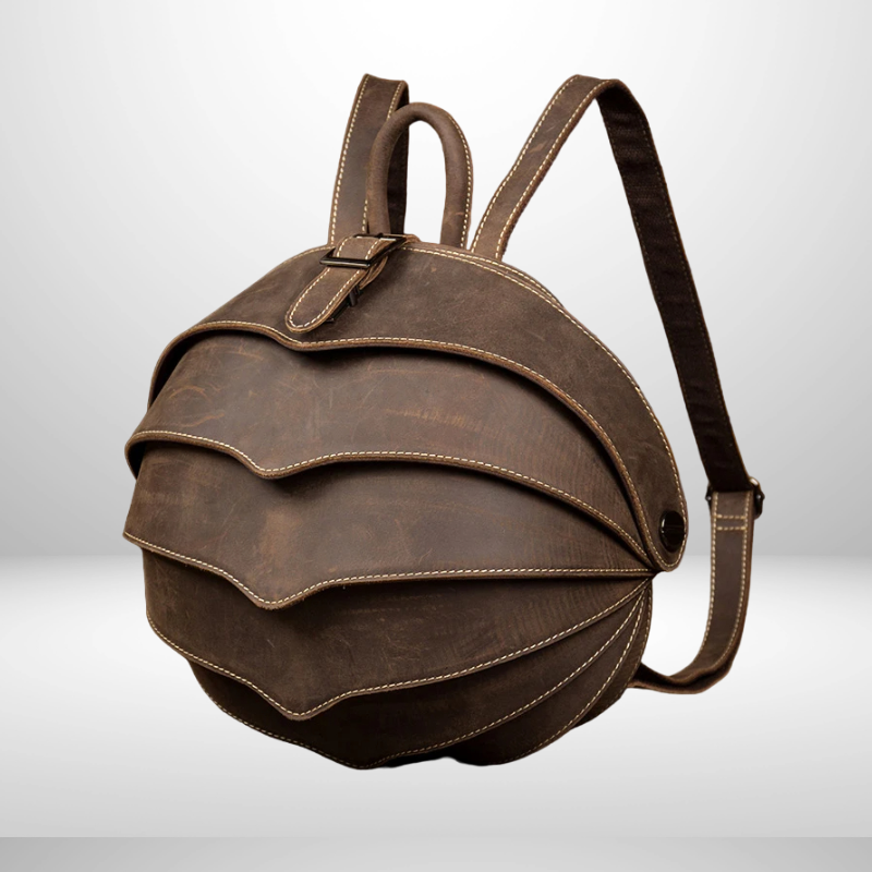 Vintage Leather Beetle Backpack - Premium Backpacks from WackyVenture - Just €129.95! Shop now at WackyVenture