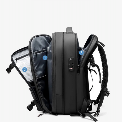 Vacuum Compression Backpack - Premium Backpacks from WackyVenture - Just €119.95! Shop now at WackyVenture